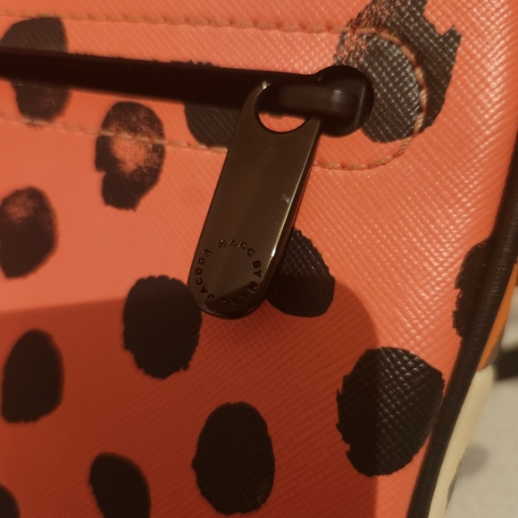 Marc Jacob Dot Multicolor Orange Black White Green Crossbody - Picture 6 of 13